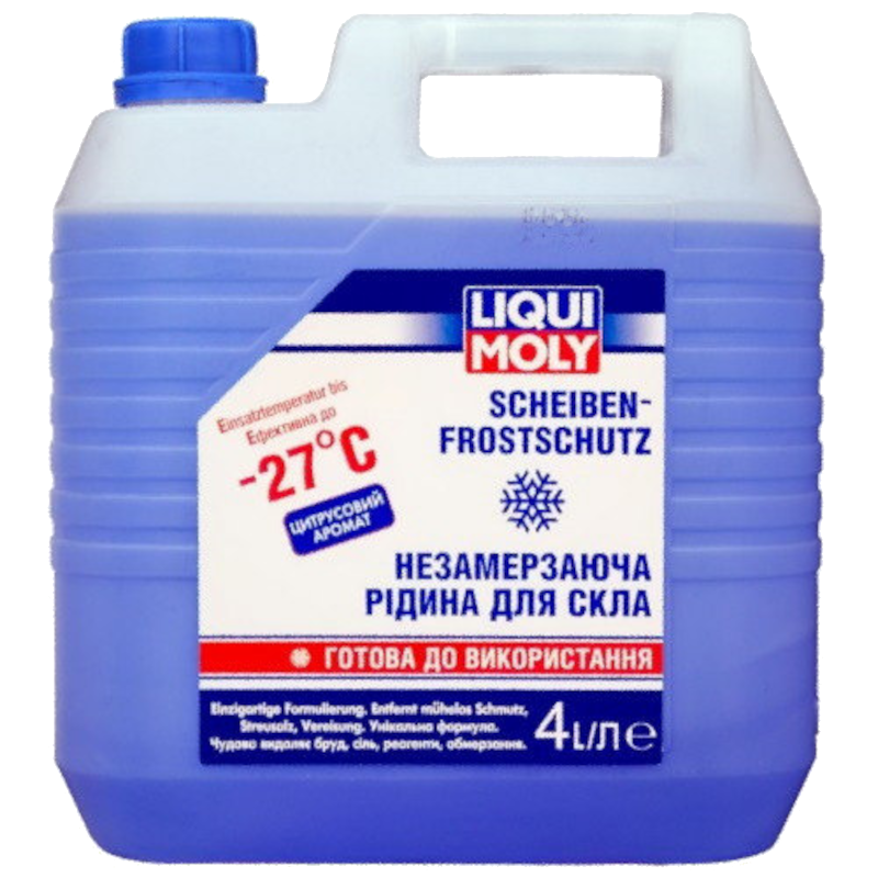 Рідина для склоомивача LIQUI MOLY, зимова, -27°C, 4л